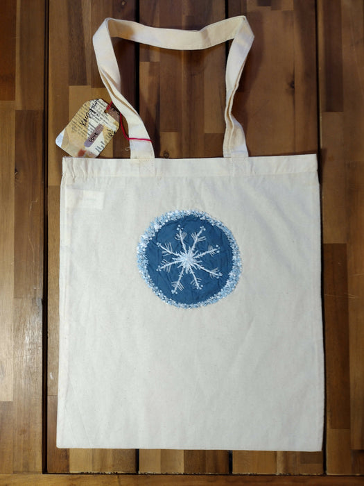 Hand embroidered tote bag - Winter collection