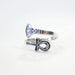 Silver Ankh Ring Egyptian Ring - Moon Raven Designs