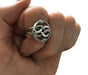 Auryn Snake Ring - .925 Sterling Silver - Polished Oxidized Finish - Adjustable Band - Ouroboros Neverending Story Jewelry Gift - Moon Raven Designs