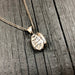 Turtle Shell Cremation Urn Necklace  in Solid Sterling SilverTerrapin Bereavement Memorial Gift