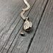 Turtle Shell Cremation Urn Necklace  in Solid Sterling SilverTerrapin Bereavement Memorial Gift