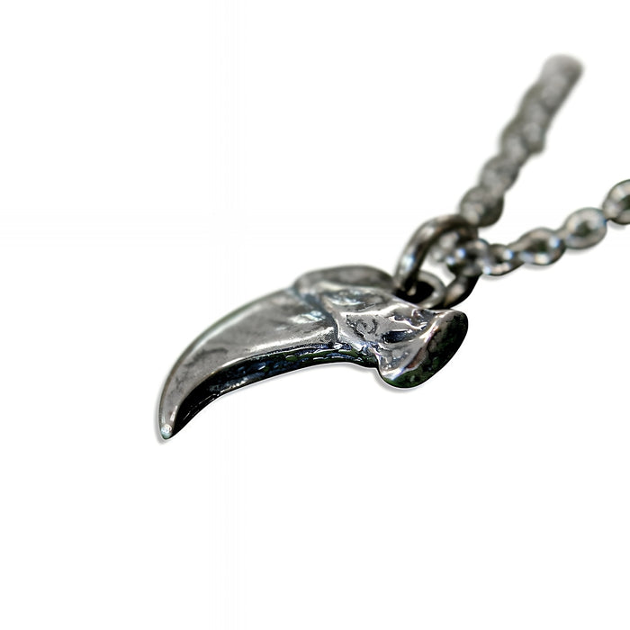 Domestic House Cat Claw Charm Necklace Solid Sterling Silver Pet Kitty Claw - Moon Raven Designs