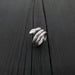 Colubrid Snake Wrap Ring - Solid Hand Cast 925 Sterling Silver - Oxidised Polished Finish - Sizes 4 to 11