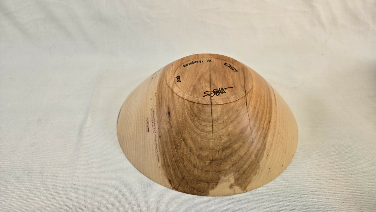 Ash Bowl 10-7/8" Hand Turned