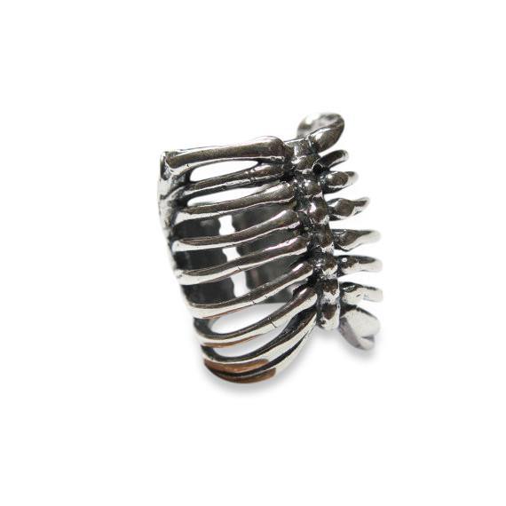 Ribcage Ring Sterling Silver