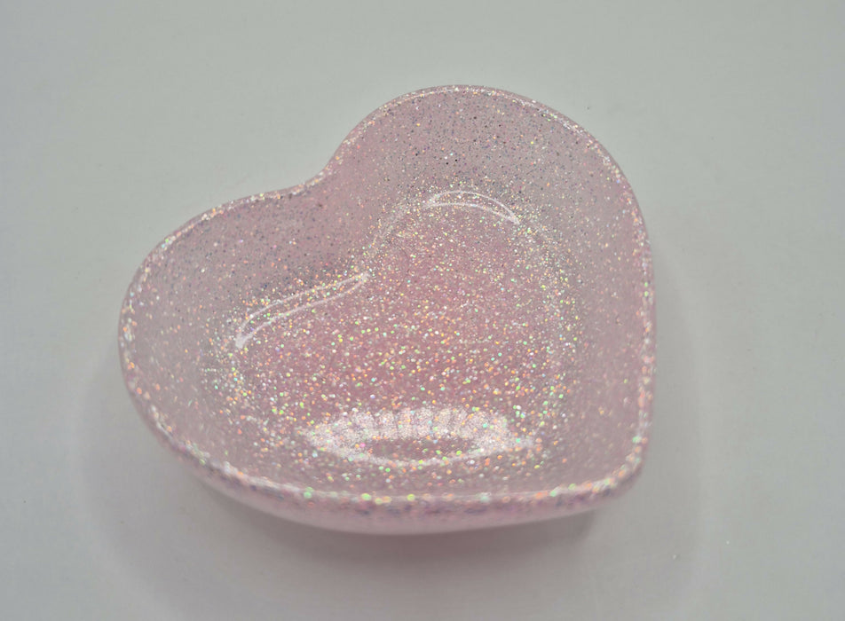 Pink Heart Ring Dish