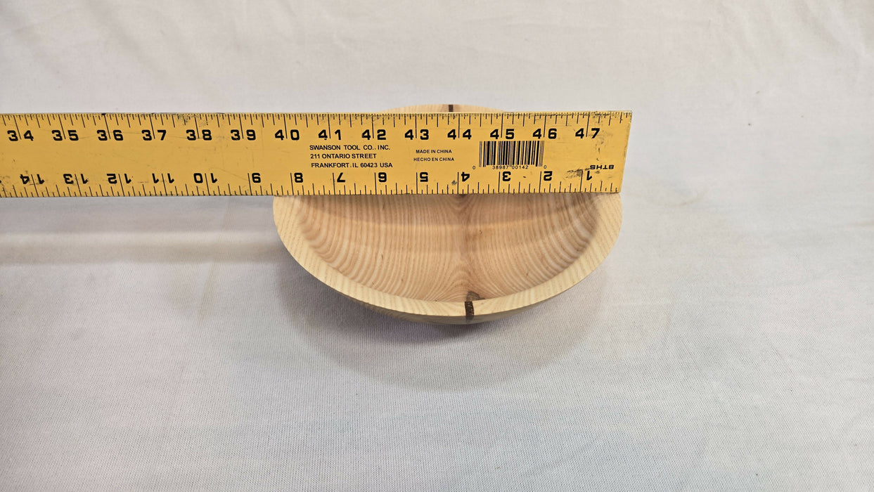Ash Bowl 8-1/2" Hand Turned