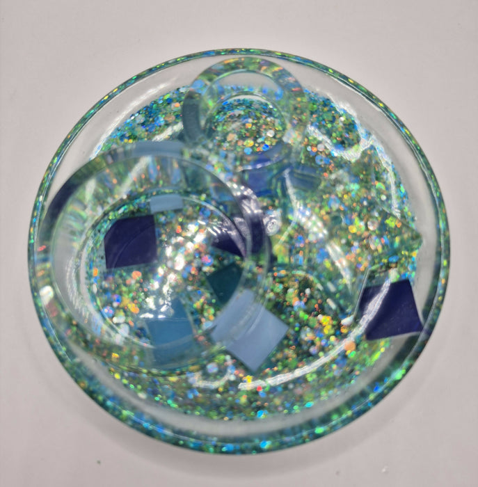 Blue Mosaic Incense Holder