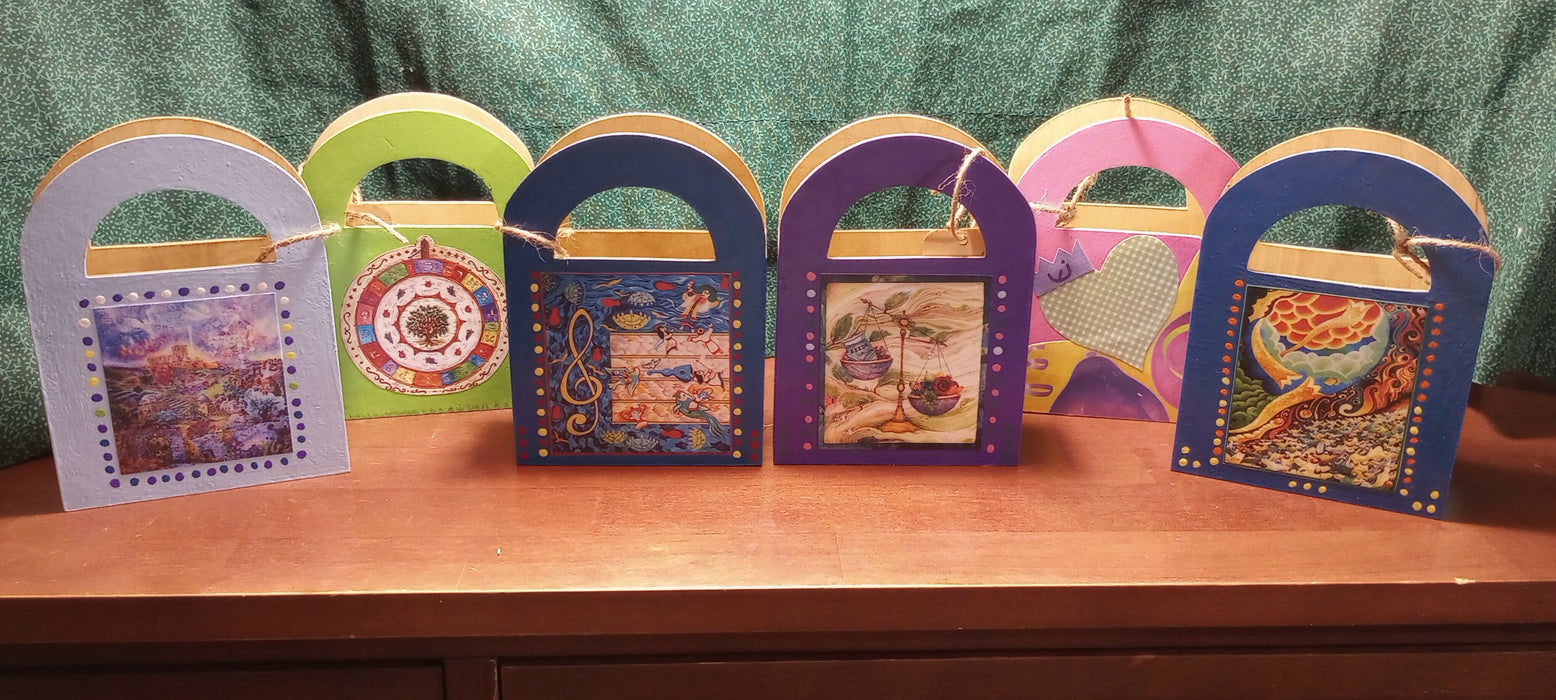 Reusable Small Wooden Gift "Bags"