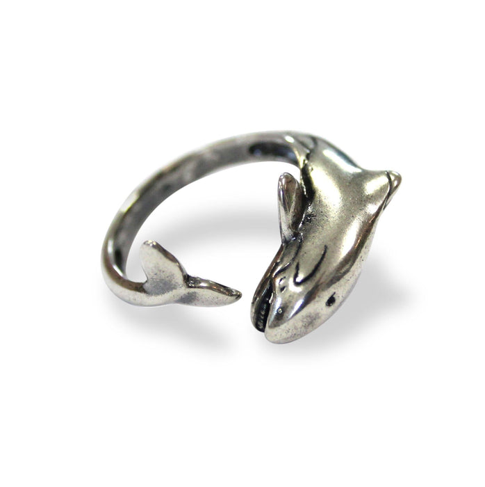 Orca Ring Silver Killer Whale