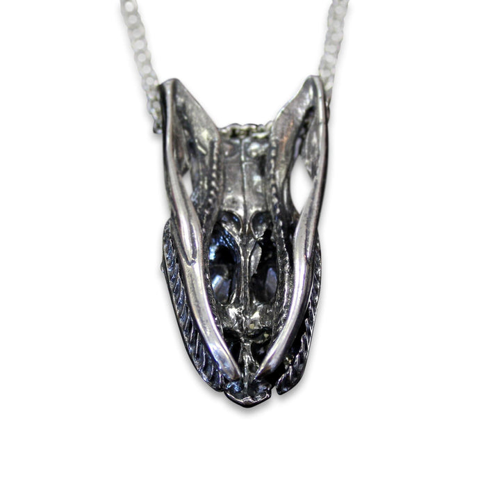 Python Skull Pendant Necklace - Moon Raven Designs