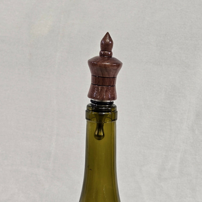 Bottle Stopper - Stainless Steel - Abstract Shapes