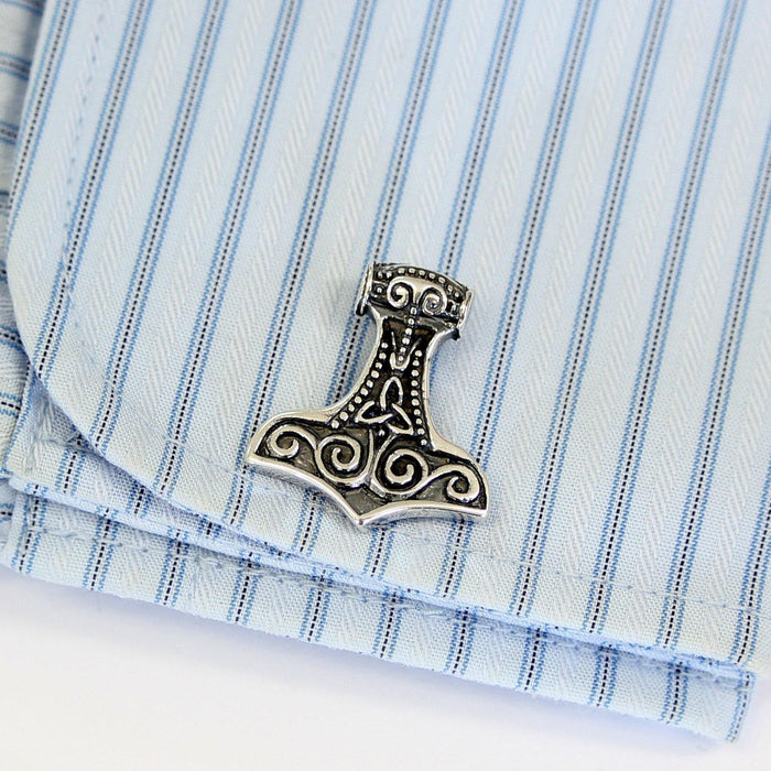 Thor's Hammer Cufflinks - Moon Raven Designs