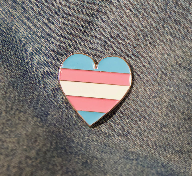 Pride Heart Enamel Pin