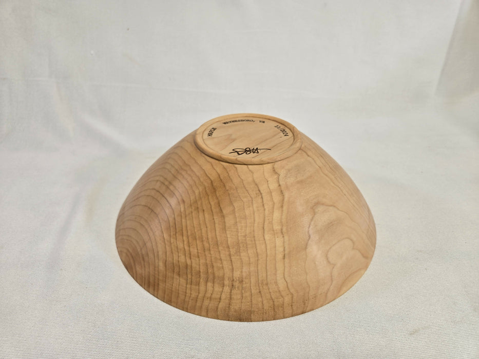 Maple Bowl 10-3/4" Hand Turned