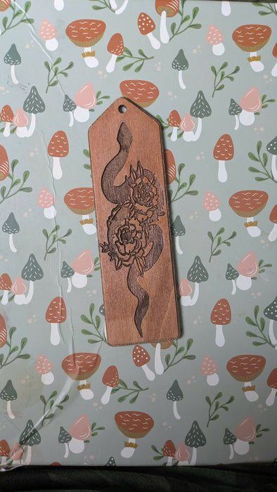 Wooden Snake Bookmark