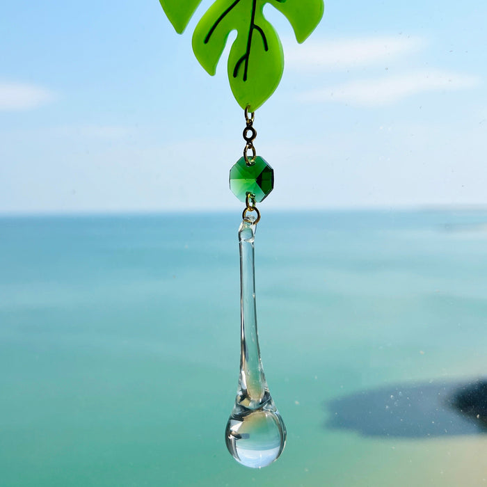 Monstera Leaf Suncatcher