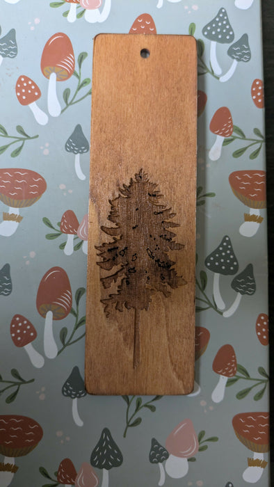 Tree Wooden Bookmark