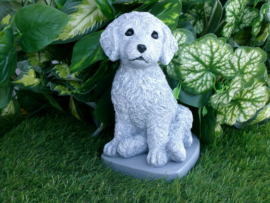 Cockapoo Concrete Statue 5x5.5x8.25" High
