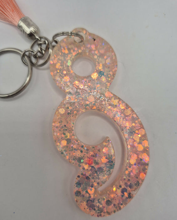 Semicolon Keychain (Pink)