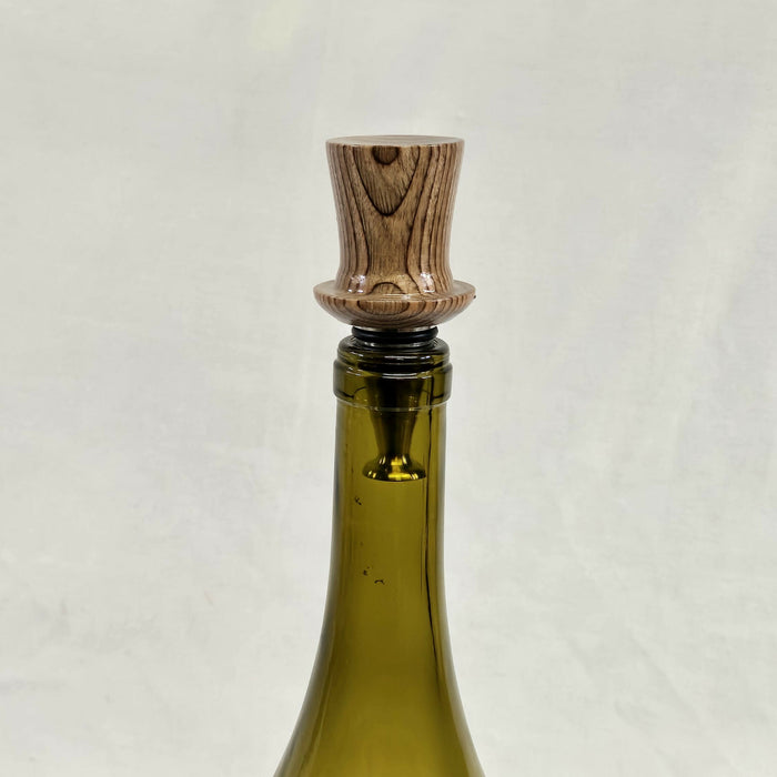 Bottle Stopper - Stainless Steel - Top Hat Shaped