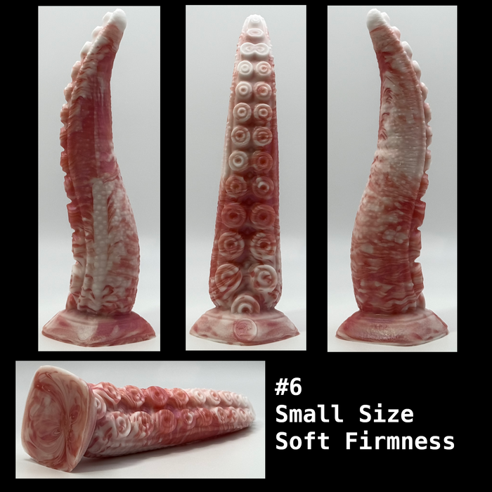 NSFW * Takuma - The Nanaimoteuthis Tentacle Dildo (Pre-Mades - Small Size) * Body-Safe Platinum Cure Silicone