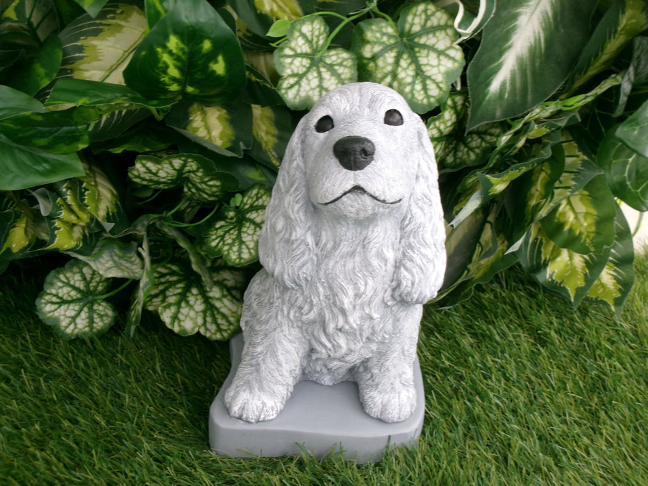 Cocker Spaniel Concrete Statue 5x6x9" High