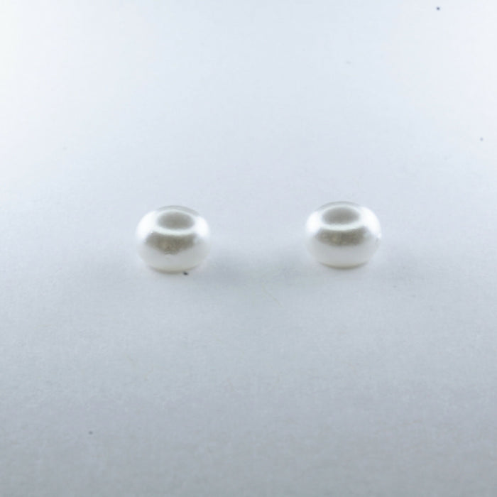 Fresh Water Pearl Earrings in 2 colors and 3 sizes or as a 6 pack. Magnetic, Hypoallergenic Surgical Steel Stud or Clip-on