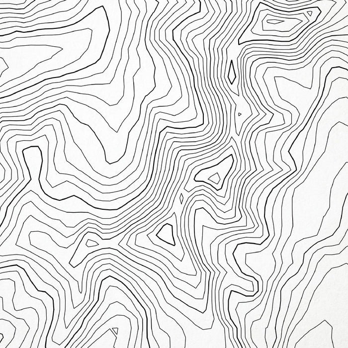 Zoomed in view of Arapahoe Basin, Colorado poster with a topographic map.
