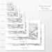 All sizes of Arches National Park topography vertical prints.
