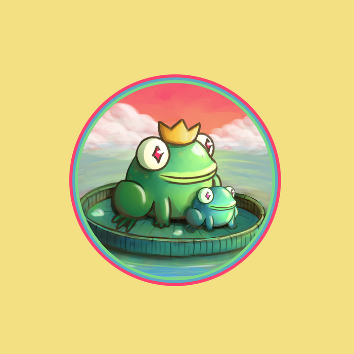 High Resolution Art Print - Ribbit