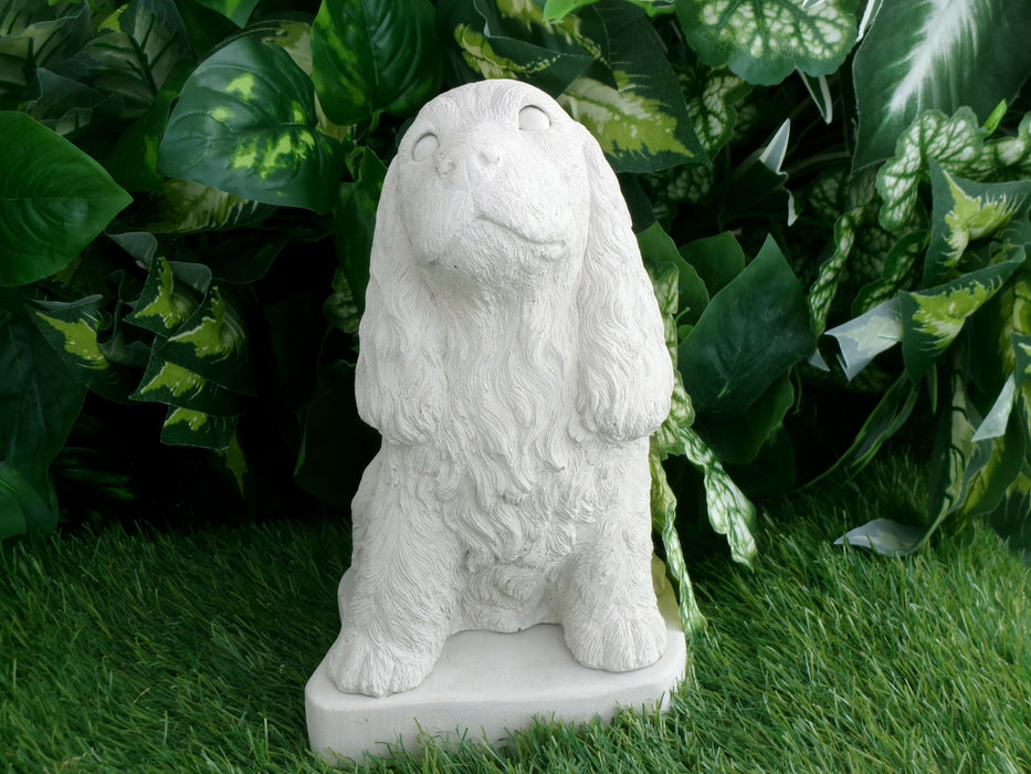 Cocker Spaniel Concrete Statue 5x6x9" High