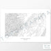 Example topographic map print of Backbone Mountain. Art uses horizontal orientation. Print shows landscape of the area using contour lines. On the artwork is a title and concise info of location and elevation.