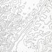 Zoomed in view of Backbone Mountain, Maryland poster with a topographic map.