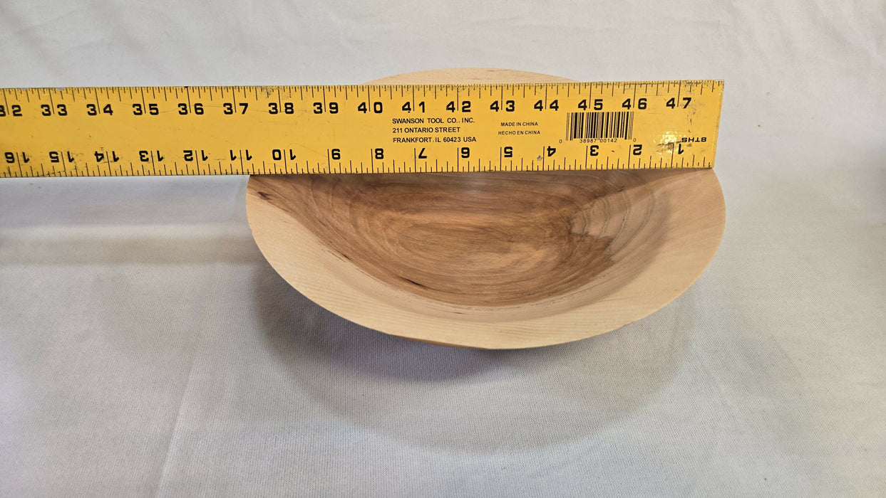 Ash Bowl 10-7/8" Hand Turned
