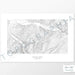 Example topographic map print of the Beaver Creek, Colorado ski area. Art uses horizontal orientation. Print shows landscape of the area using contour lines. On the artwork is a title and concise info of location and elevation.