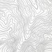 Close look at Beaver Creek's topographic map art. Clean lines give it a modern and minimalist style.