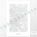 Map wall print of Boundary Peak, Nevada with topography art.
