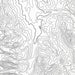 Close look at Breckenridge's topographic map art. Clean lines give it a modern and minimalist style.