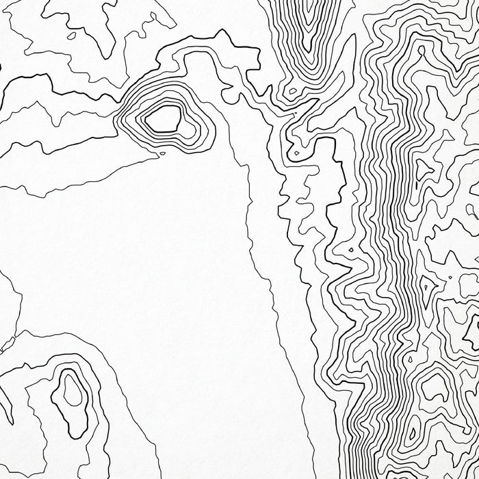 Close up of Butte, Montana decorative map.