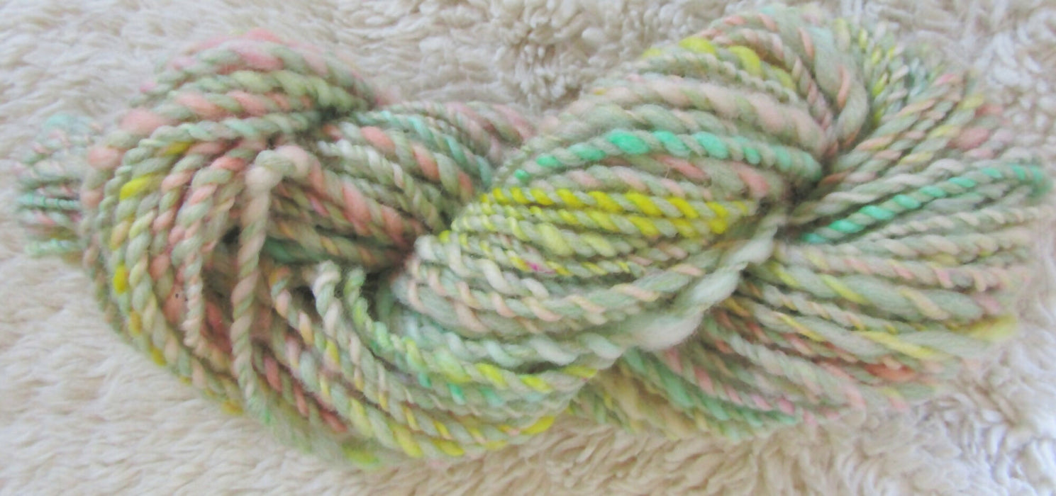 Handspun 2 ply wool Baby Candies