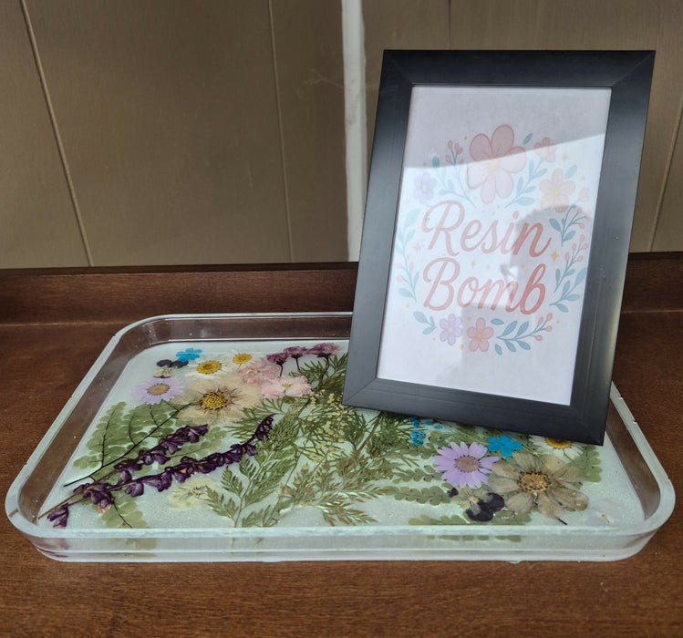 Floral Tray **Flawed**
