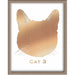 Cat Silhouette Foiled Print (Style 3) Posters, Prints, & Visual Artwork JoyousJoyfulJoyness 