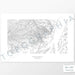 Decorative maps in many sizes of the Catskills Mountains topography: 5x7, 8x10, 11x14, 16x20, 18x24, 24x36, and 27x40.