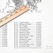 Map legend of Colorado mountains over 14,000 feet on the Fourteeners poster.