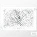 Horizontal Cuyahoga Valley National Park poster with topography.