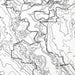 Close up of Cuyahoga Valley National Park decorative map.