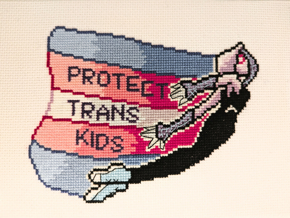 Spider-Gwen Cross Stitch Art