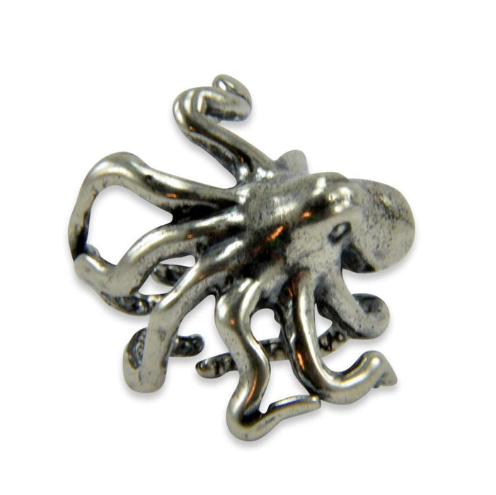 Octopus Ring - Solid Sterling Silver