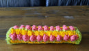Photograph of the altar cloth rolled up.